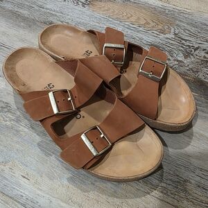 Birkenstock Brown Leather Sandals